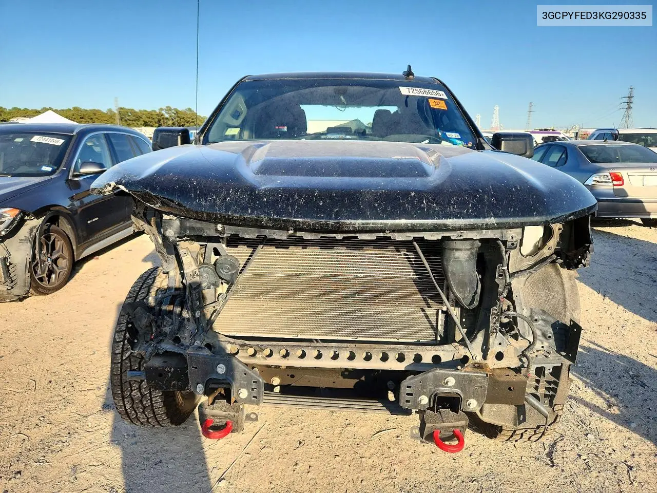 2019 CHEVROLET SILVERADO VIN 3GCPYFED3KG290335 — фото 5