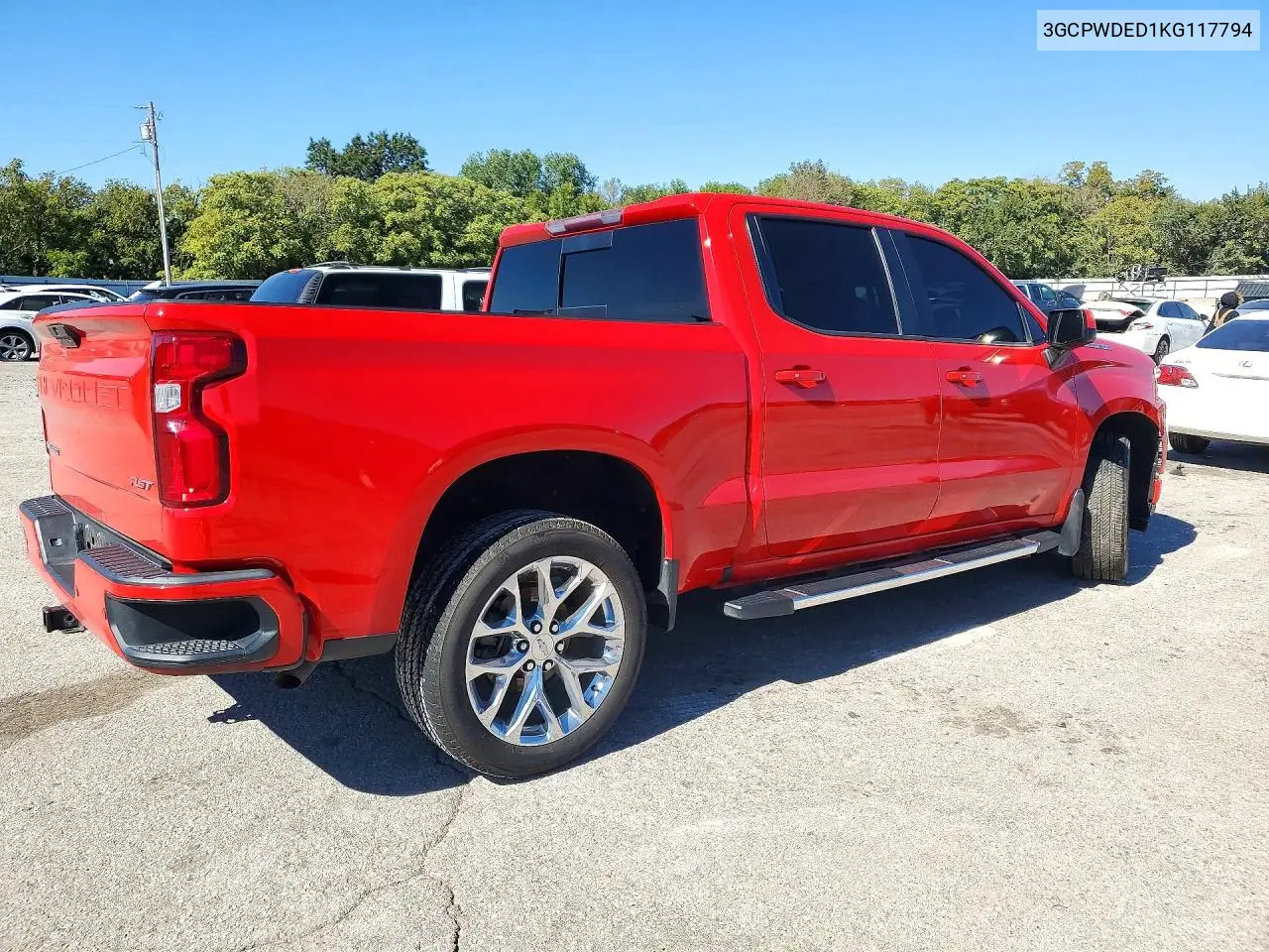 2019 CHEVROLET SILVERADO VIN 3GCPWDED1KG117794 — фото 3