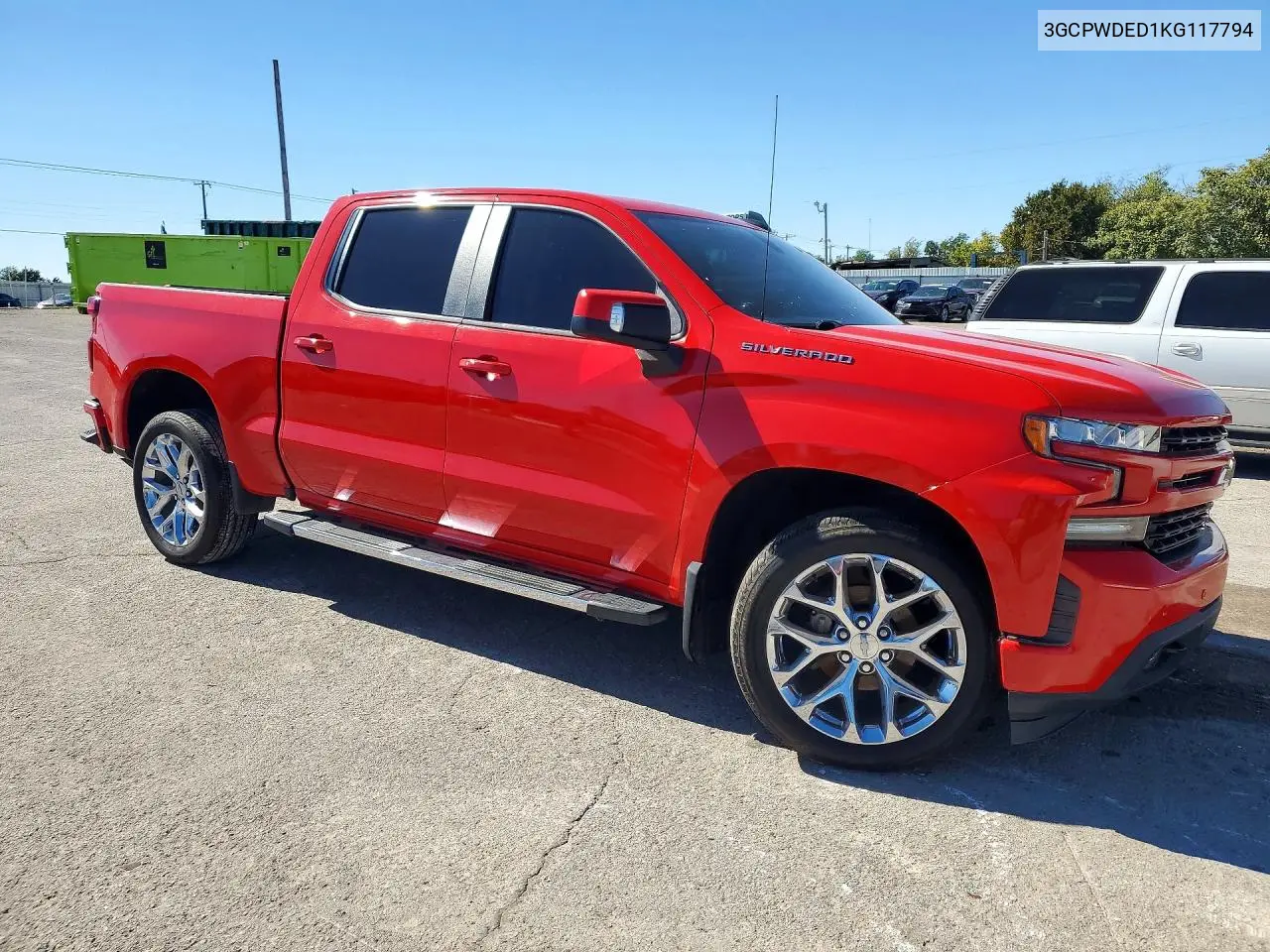 2019 CHEVROLET SILVERADO VIN 3GCPWDED1KG117794 — фото 4