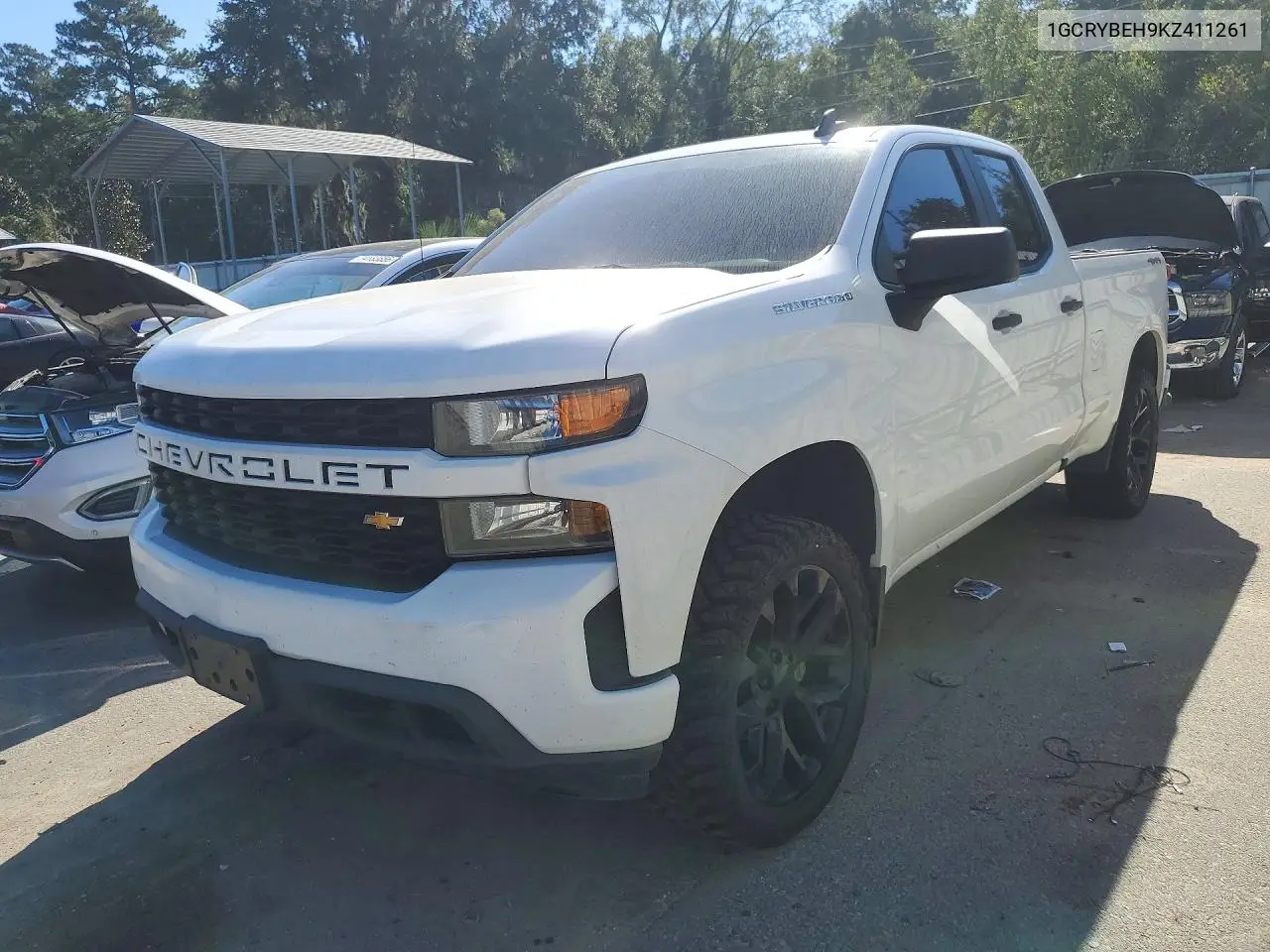 CHEVROLET SILVERADO 2019, VIN 1GCRYBEH9KZ411261