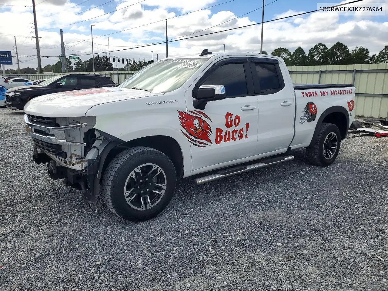 CHEVROLET SILVERADO 2019, VIN 1GCRWCEK3KZ276964