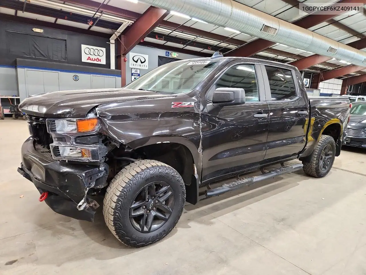 CHEVROLET SILVERADO 2019, VIN 1GCPYCEF6KZ409141