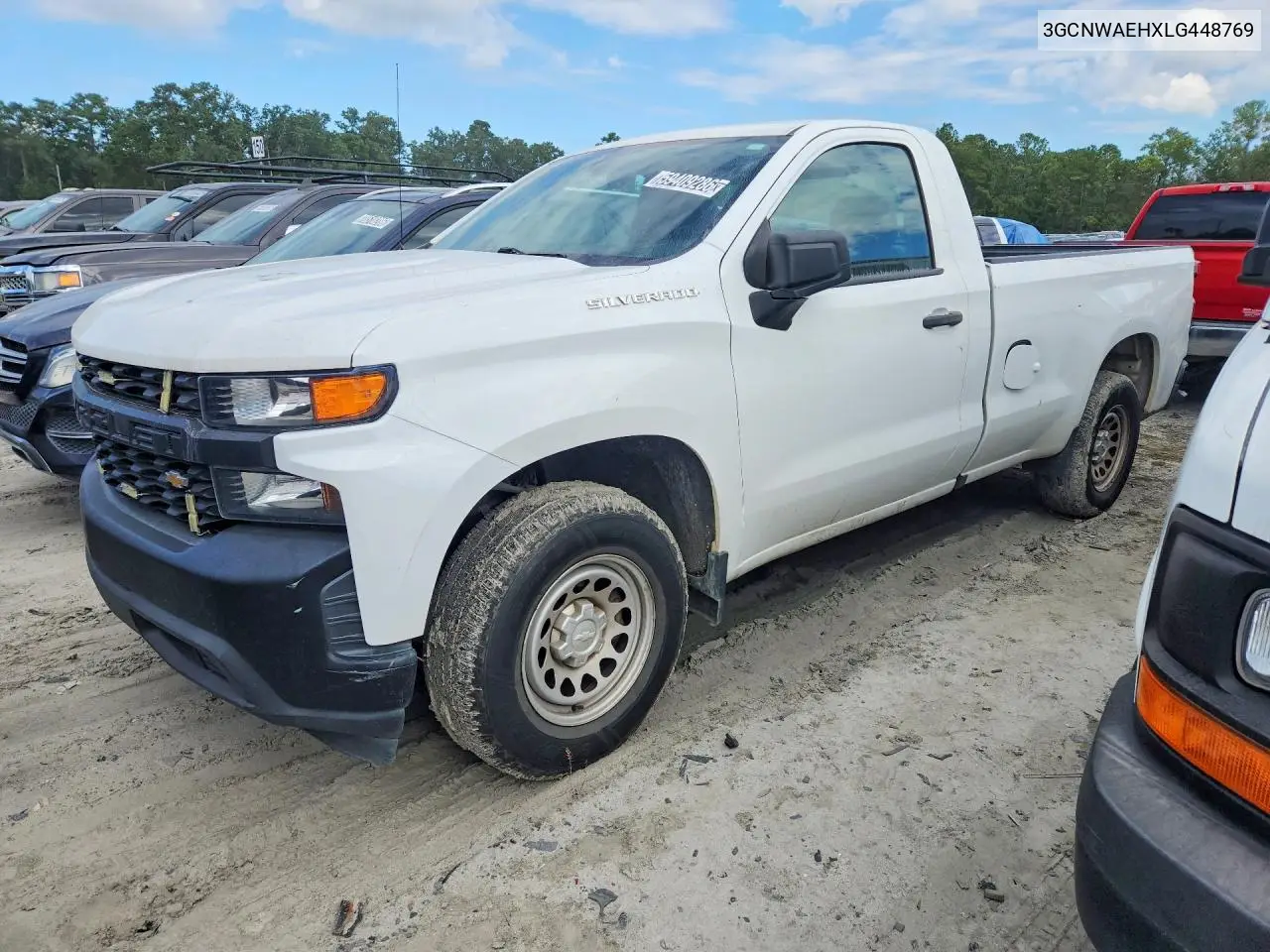 CHEVROLET SILVERADO 2020, VIN 3GCNWAEHXLG448769
