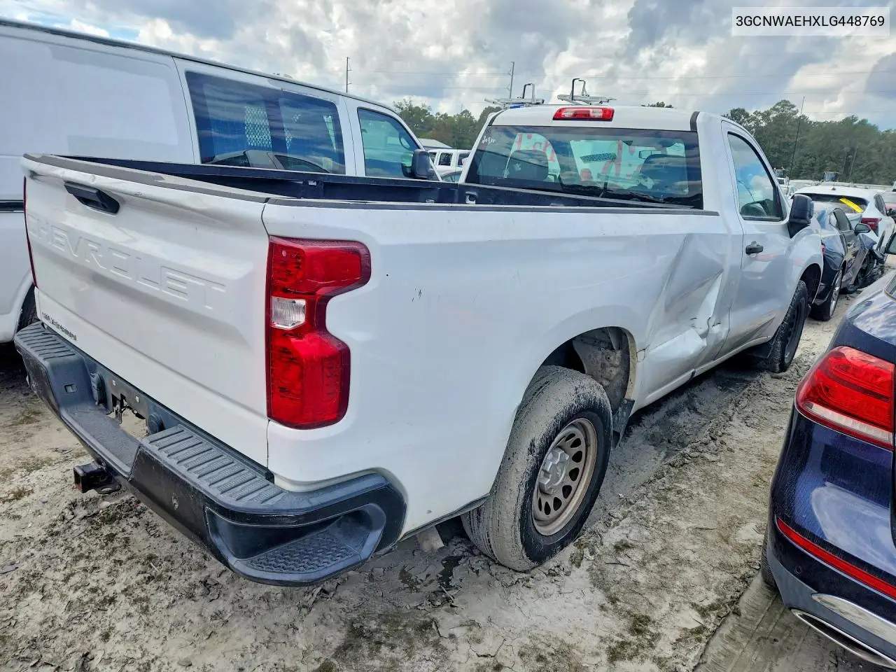 2020 CHEVROLET SILVERADO VIN 3GCNWAEHXLG448769 — фото 3