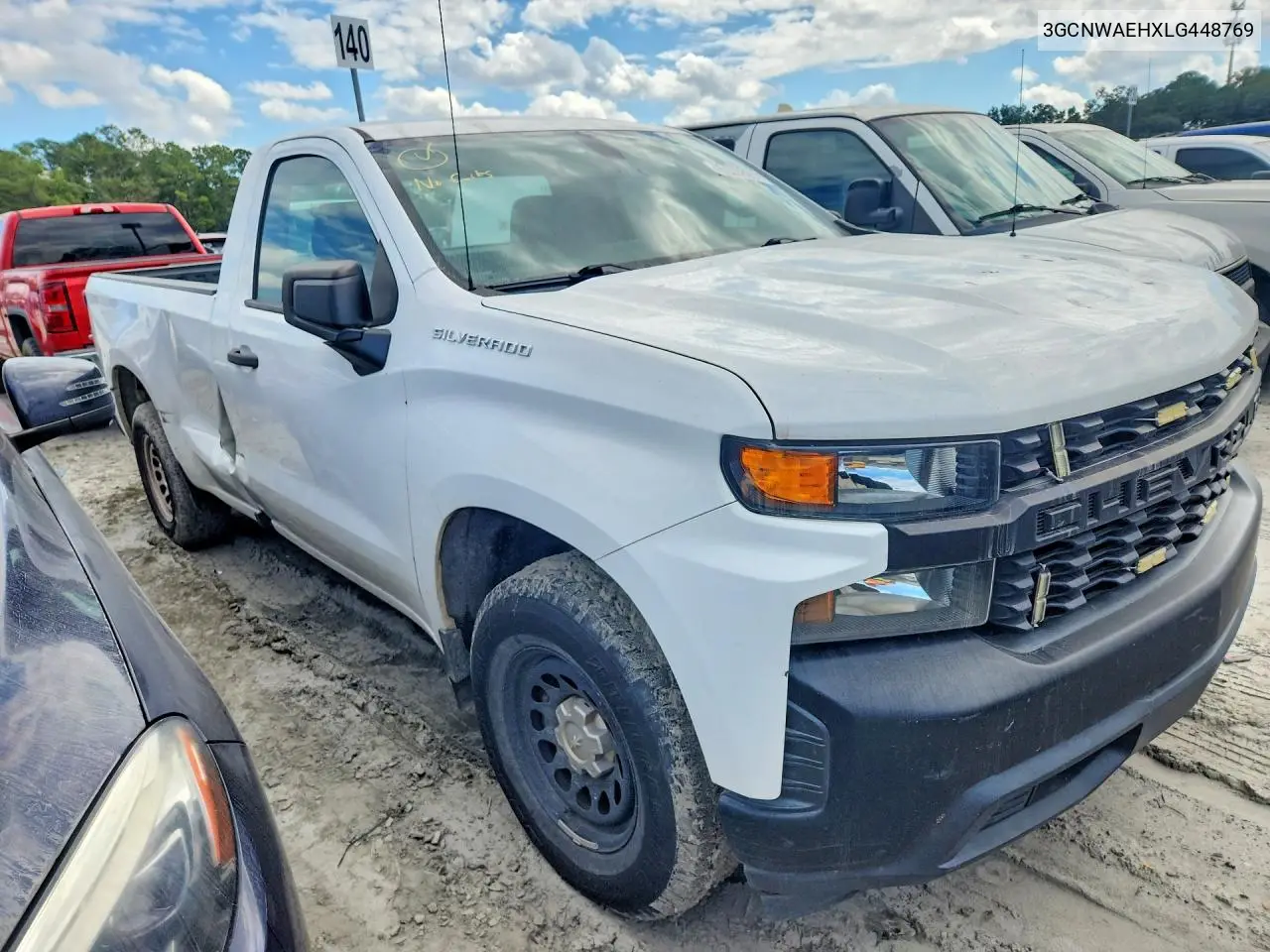 2020 CHEVROLET SILVERADO VIN 3GCNWAEHXLG448769 — фото 4