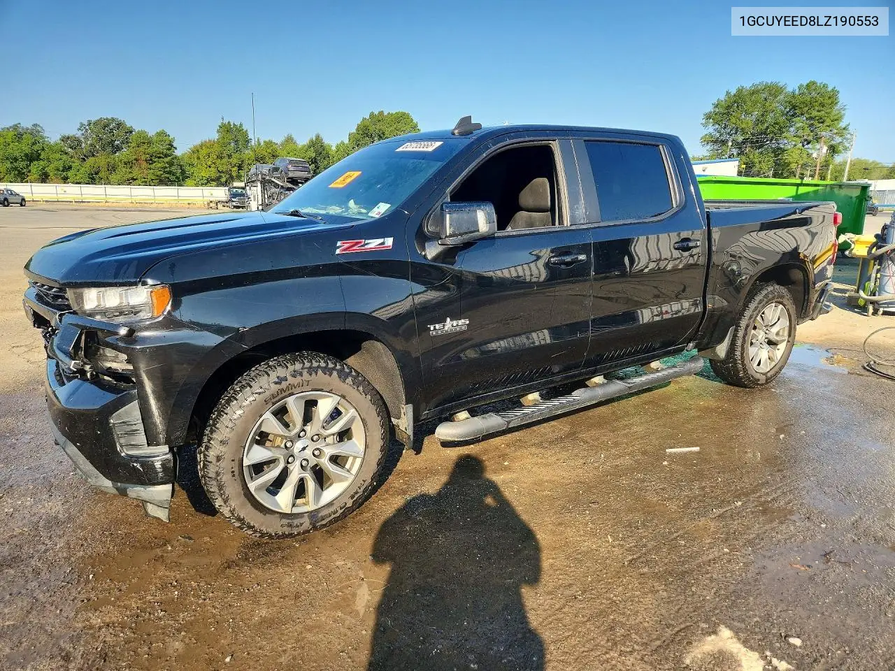 CHEVROLET SILVERADO 2020, VIN 1GCUYEED8LZ190553