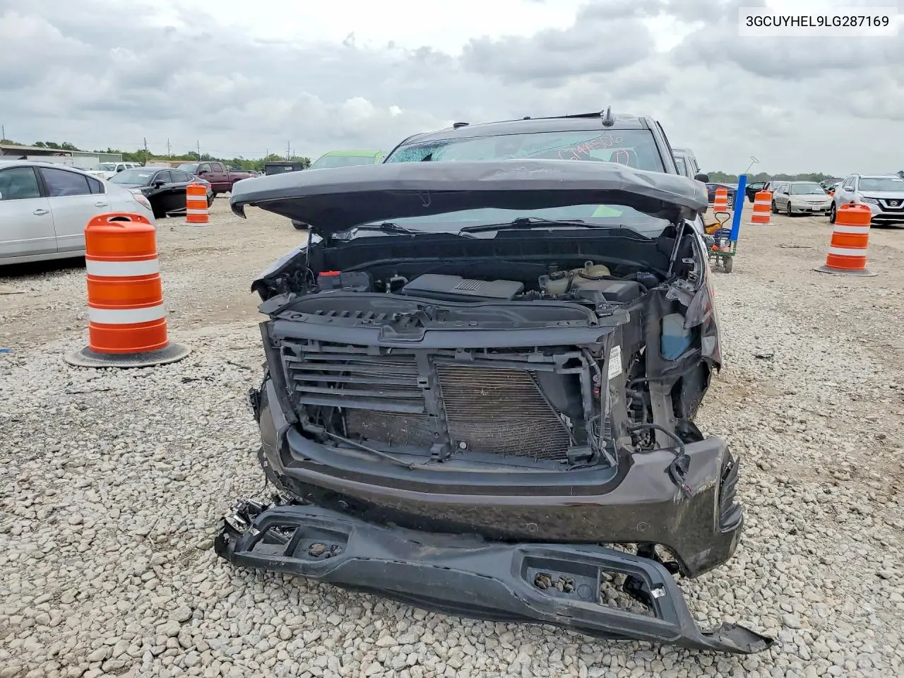CHEVROLET SILVERADO 2020, VIN 3GCUYHEL9LG287169
