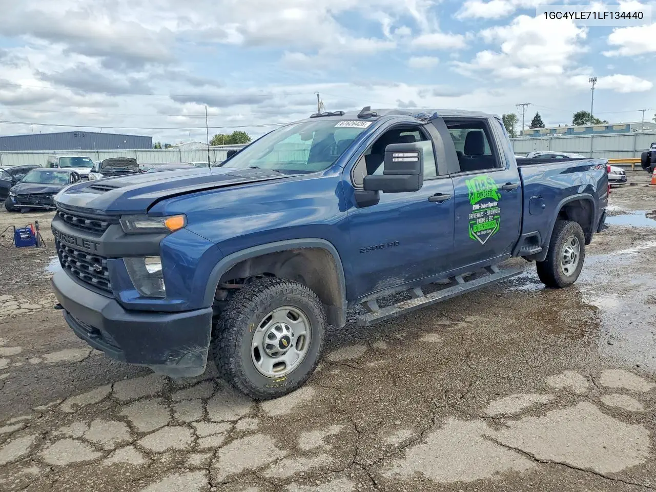 CHEVROLET SILVERADO 2020, VIN 1GC4YLE71LF134440