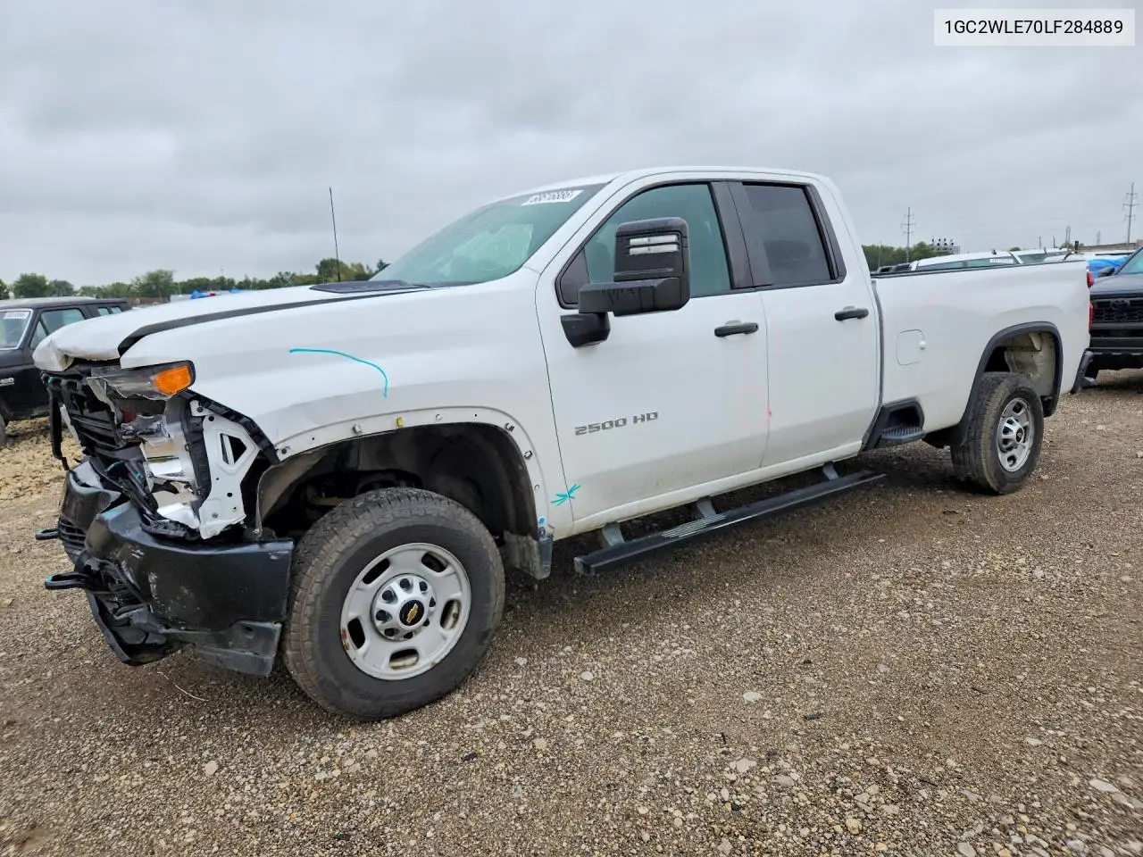 CHEVROLET SILVERADO 2020, VIN 1GC2WLE70LF284889