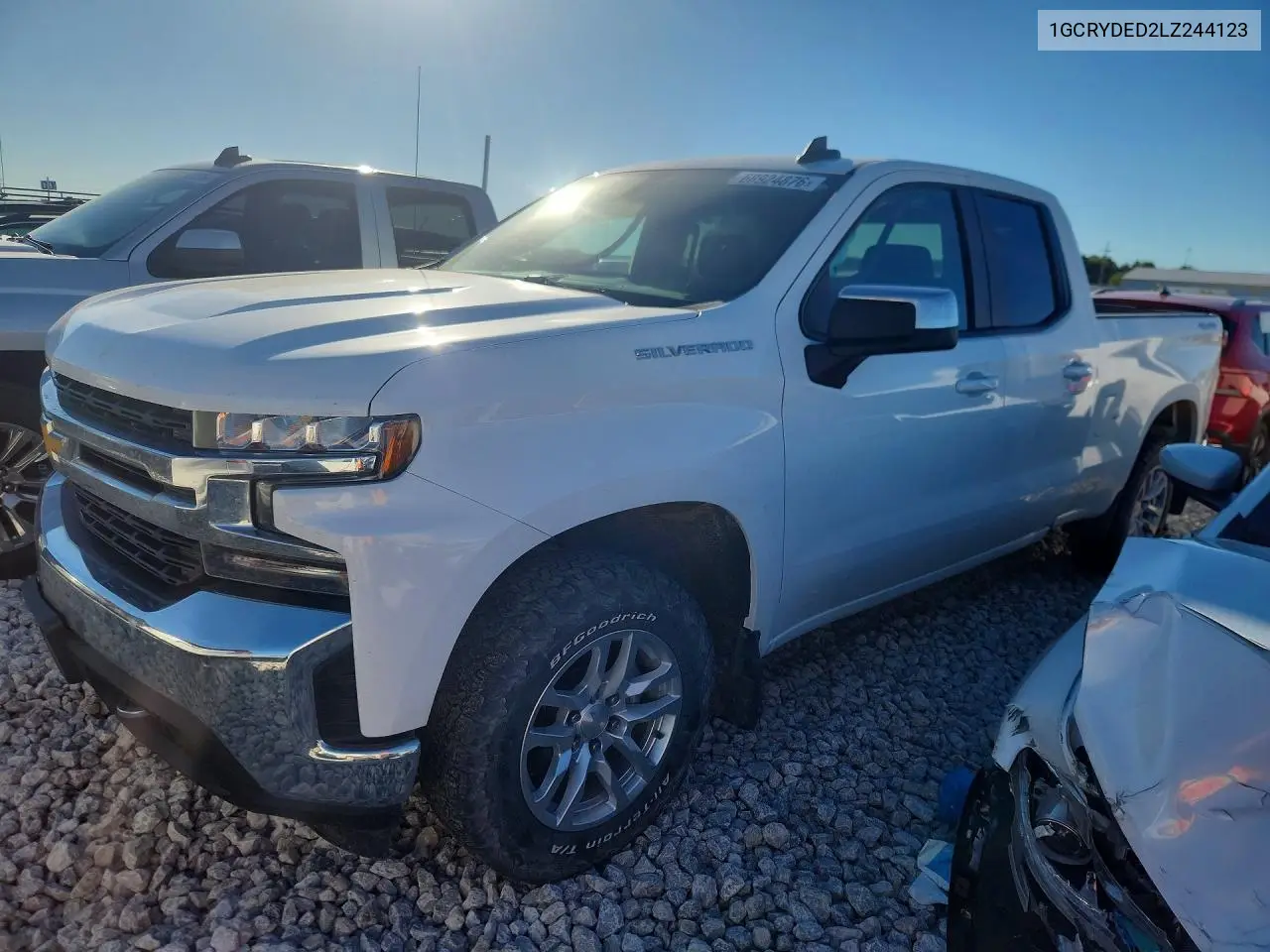 CHEVROLET SILVERADO 2020, VIN 1GCRYDED2LZ244123