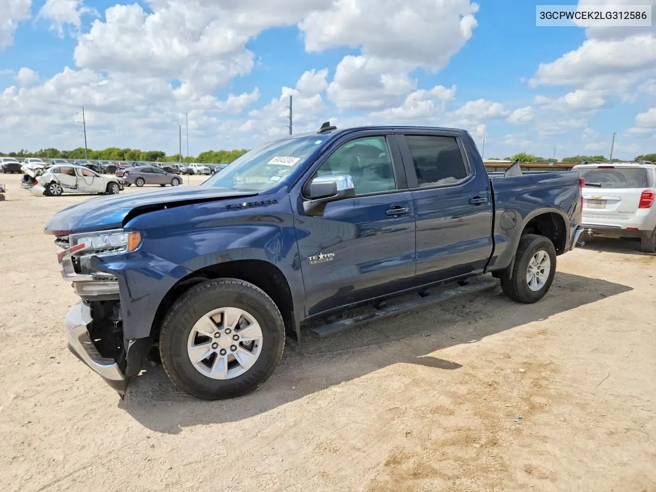 CHEVROLET SILVERADO 2020, VIN 3GCPWCEK2LG312586