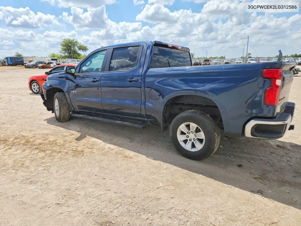 2020 CHEVROLET SILVERADO VIN 3GCPWCEK2LG312586 — фото 2