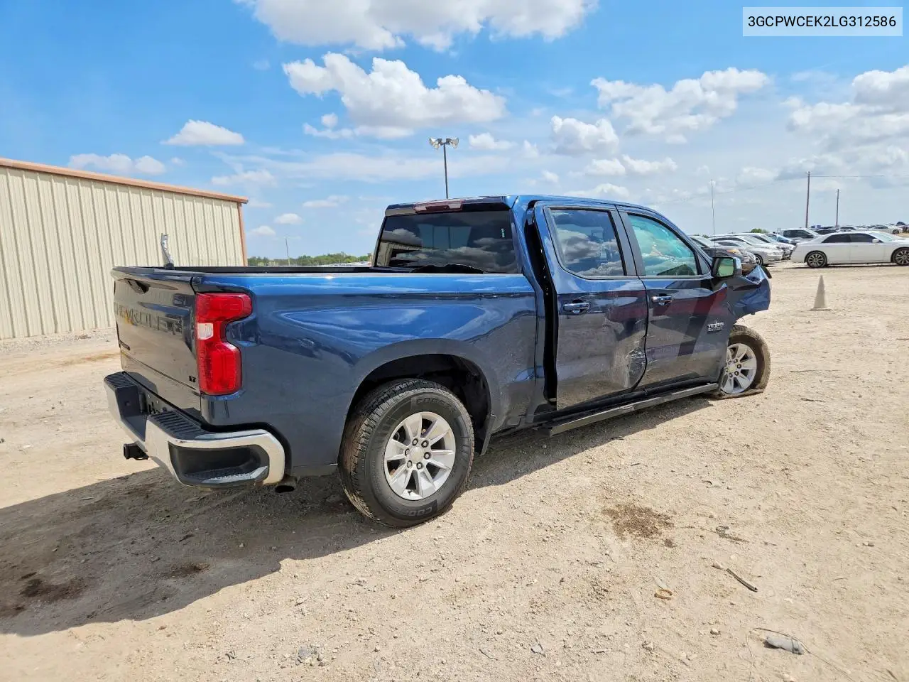 2020 CHEVROLET SILVERADO VIN 3GCPWCEK2LG312586 — фото 3