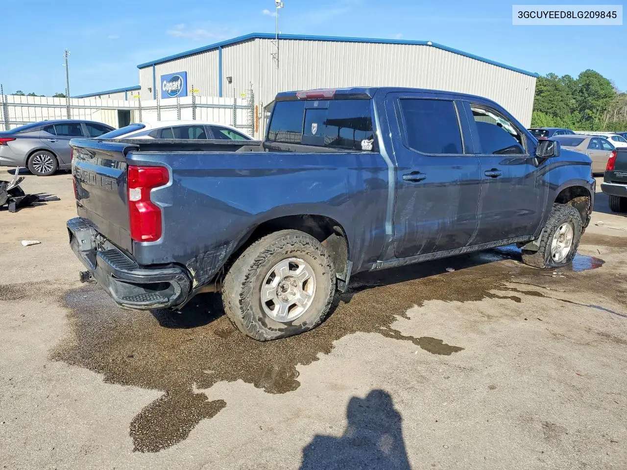 2020 CHEVROLET SILVERADO VIN 3GCUYEED8LG209845 — фото 3