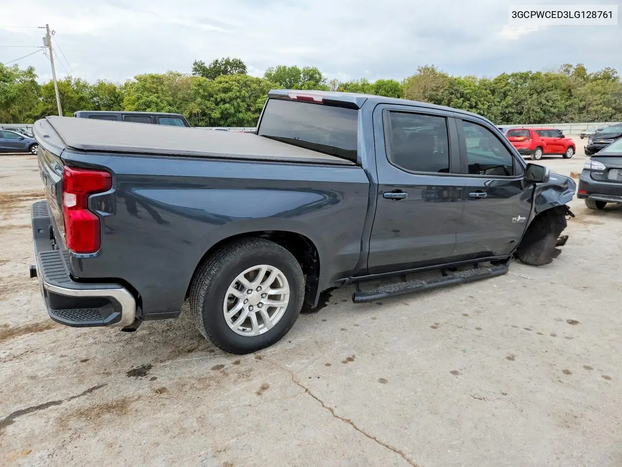 2020 CHEVROLET SILVERADO VIN 3GCPWCED3LG128761 — фото 3