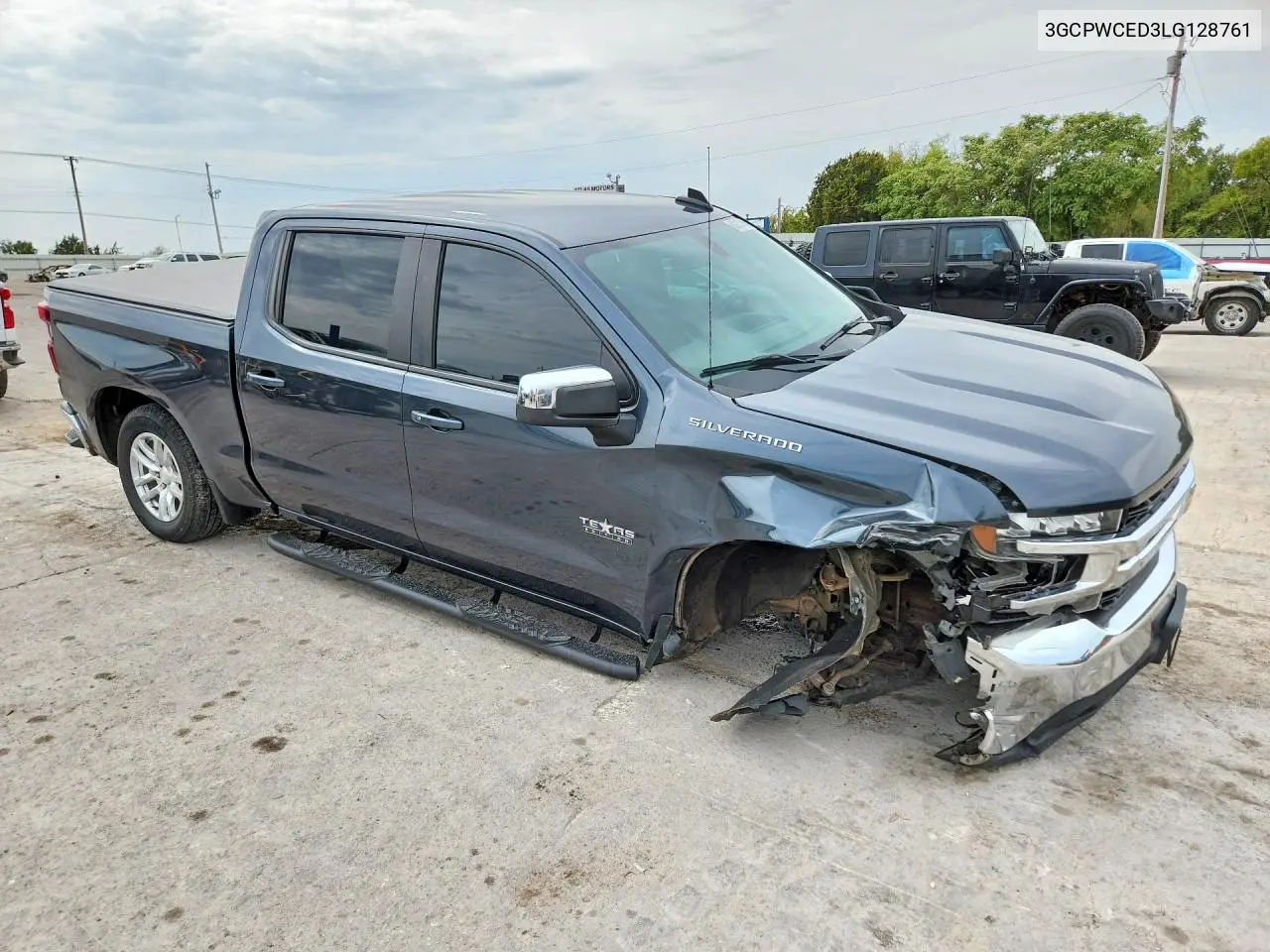 2020 CHEVROLET SILVERADO VIN 3GCPWCED3LG128761 — фото 4