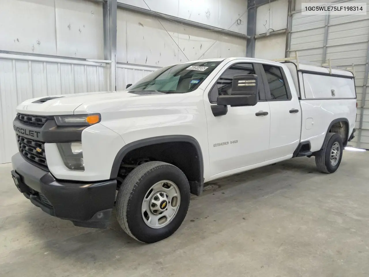 CHEVROLET SILVERADO 2020, VIN 1GC5WLE75LF198314
