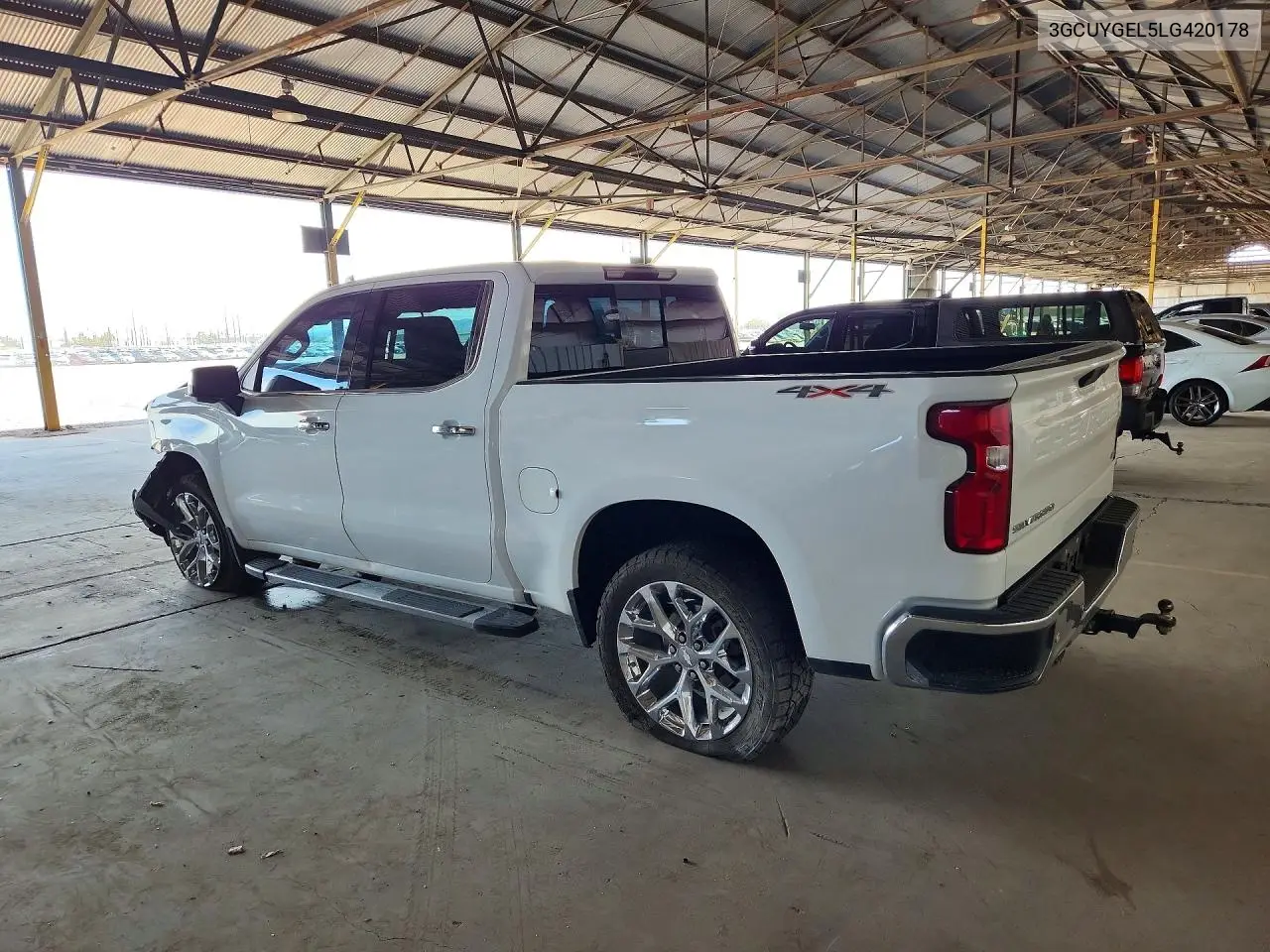 2020 CHEVROLET SILVERADO VIN 3GCUYGEL5LG420178 — фото 2