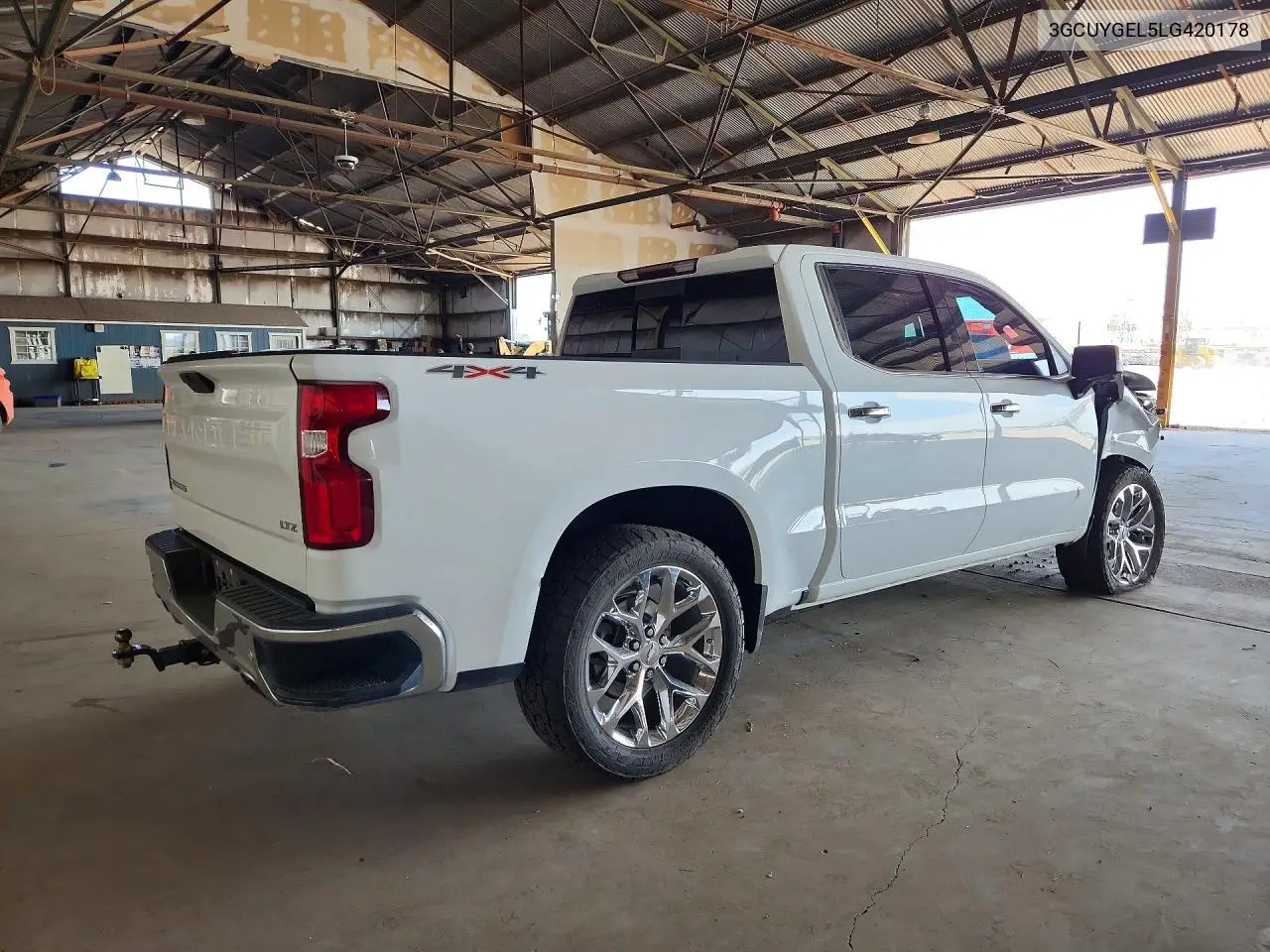 2020 CHEVROLET SILVERADO VIN 3GCUYGEL5LG420178 — фото 3