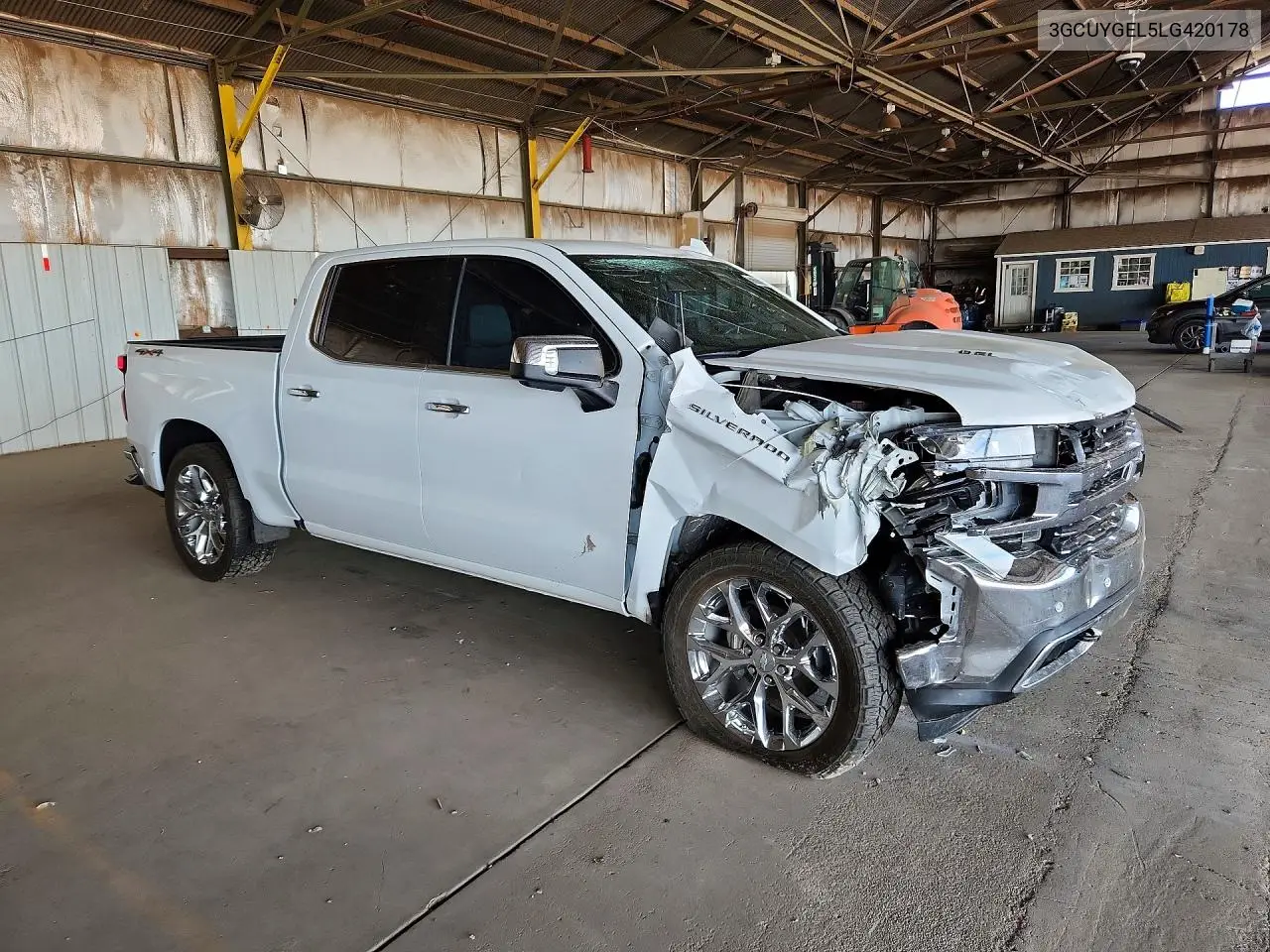2020 CHEVROLET SILVERADO VIN 3GCUYGEL5LG420178 — фото 4