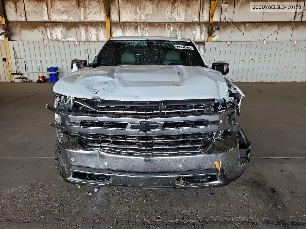2020 CHEVROLET SILVERADO VIN 3GCUYGEL5LG420178 — фото 5