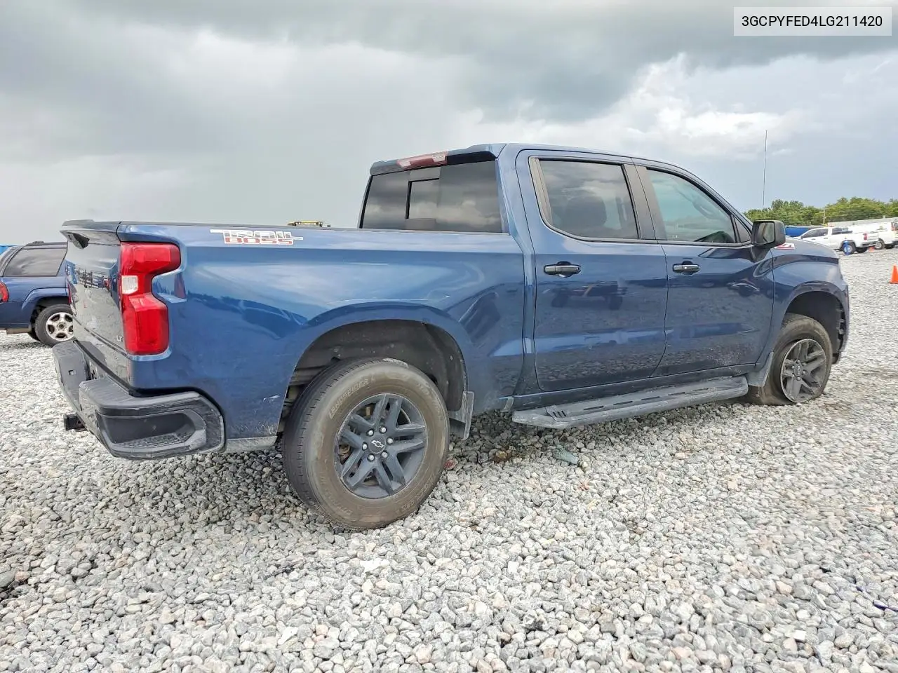 2020 CHEVROLET SILVERADO VIN 3GCPYFED4LG211420 — фото 3