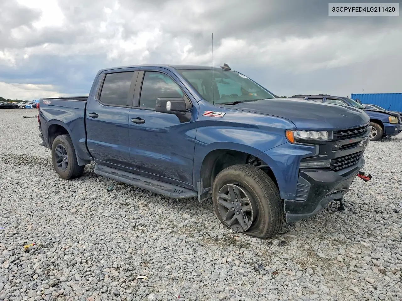 2020 CHEVROLET SILVERADO VIN 3GCPYFED4LG211420 — фото 4