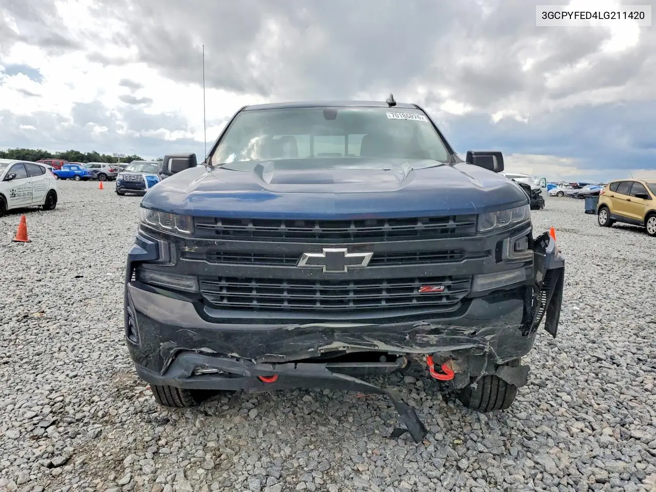 2020 CHEVROLET SILVERADO VIN 3GCPYFED4LG211420 — фото 5