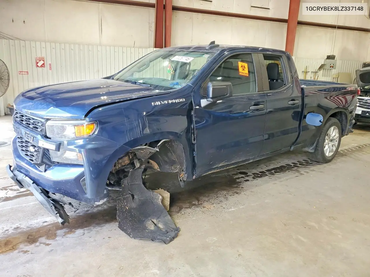 CHEVROLET SILVERADO 2020, VIN 1GCRYBEK8LZ337148