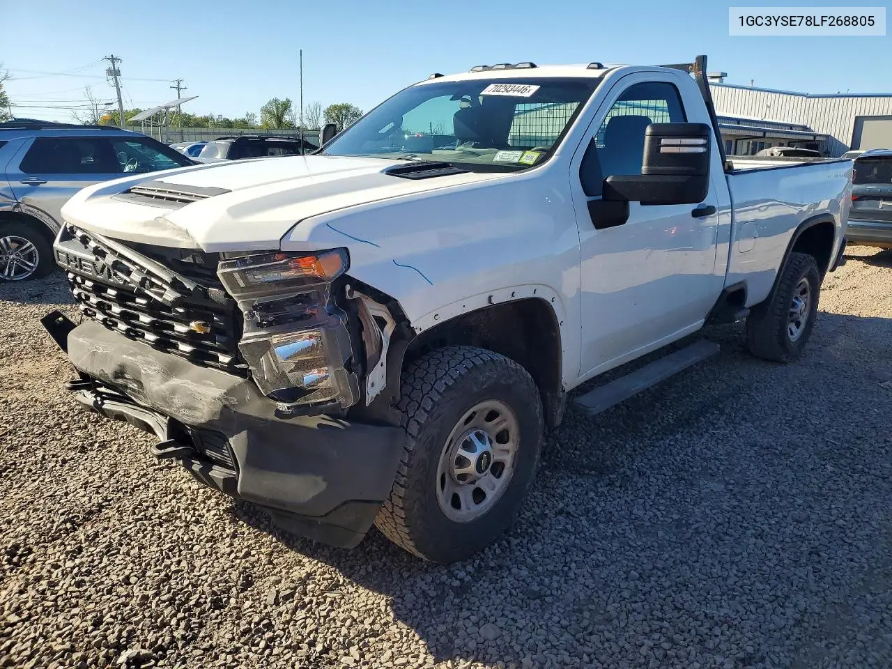 CHEVROLET SILVERADO 2020, VIN 1GC3YSE78LF268805