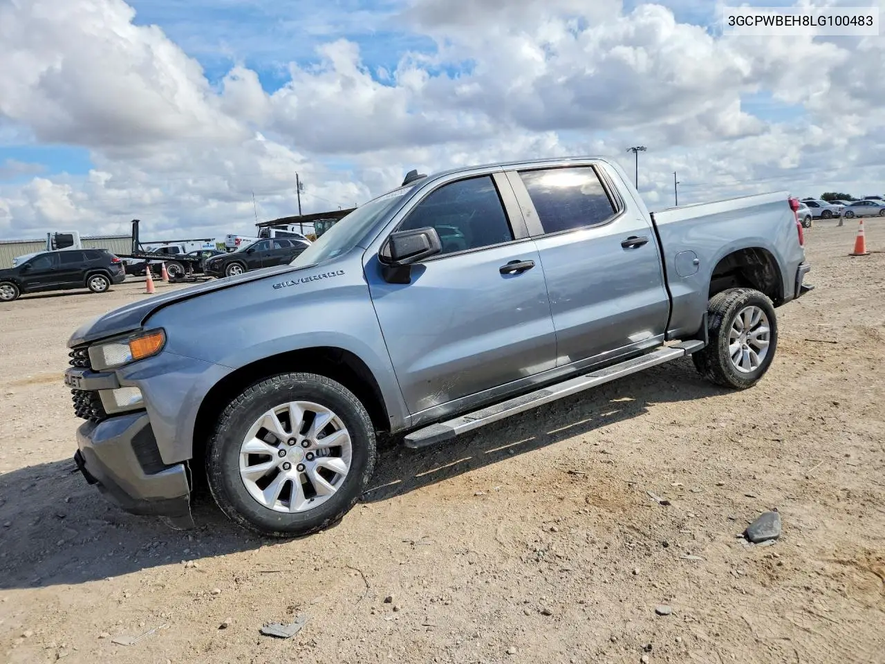 CHEVROLET SILVERADO 2020, VIN 3GCPWBEH8LG100483