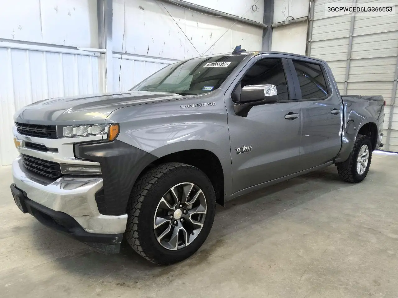 CHEVROLET SILVERADO 2020, VIN 3GCPWCED6LG366653