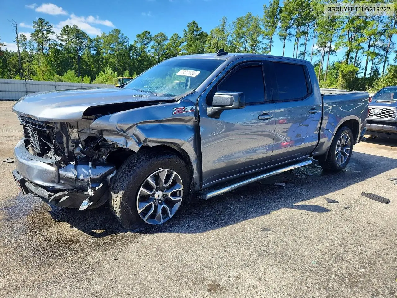 CHEVROLET SILVERADO 2020, VIN 3GCUYEET1LG219222