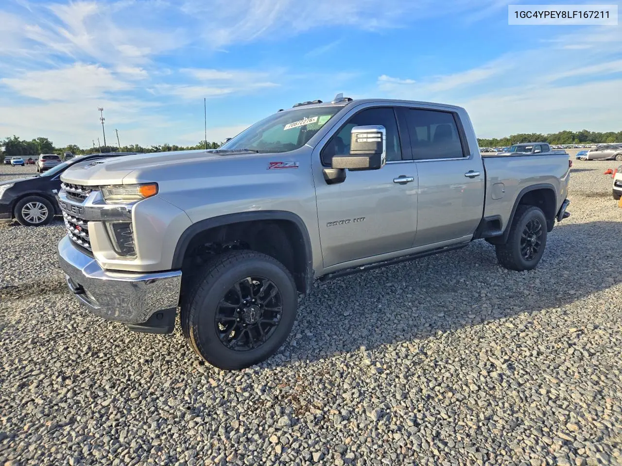 CHEVROLET SILVERADO 2020, VIN 1GC4YPEY8LF167211