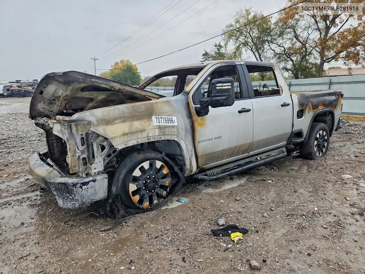 CHEVROLET SILVERADO 2020, VIN 1GC1YME75LF281918