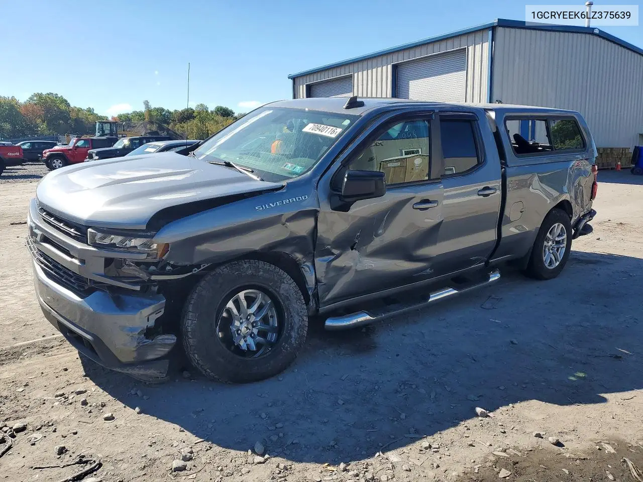 CHEVROLET SILVERADO 2020, VIN 1GCRYEEK6LZ375639