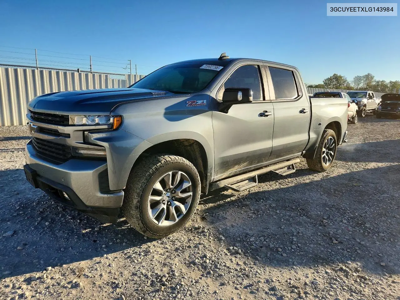 CHEVROLET SILVERADO 2020, VIN 3GCUYEETXLG143984