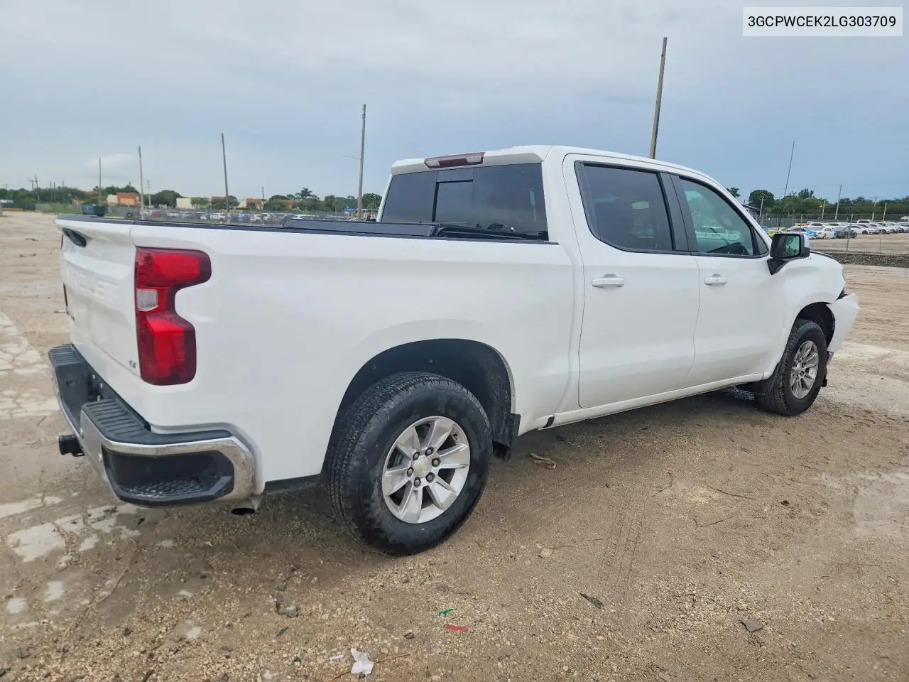 2020 CHEVROLET SILVERADO VIN 3GCPWCEK2LG303709 — фото 3
