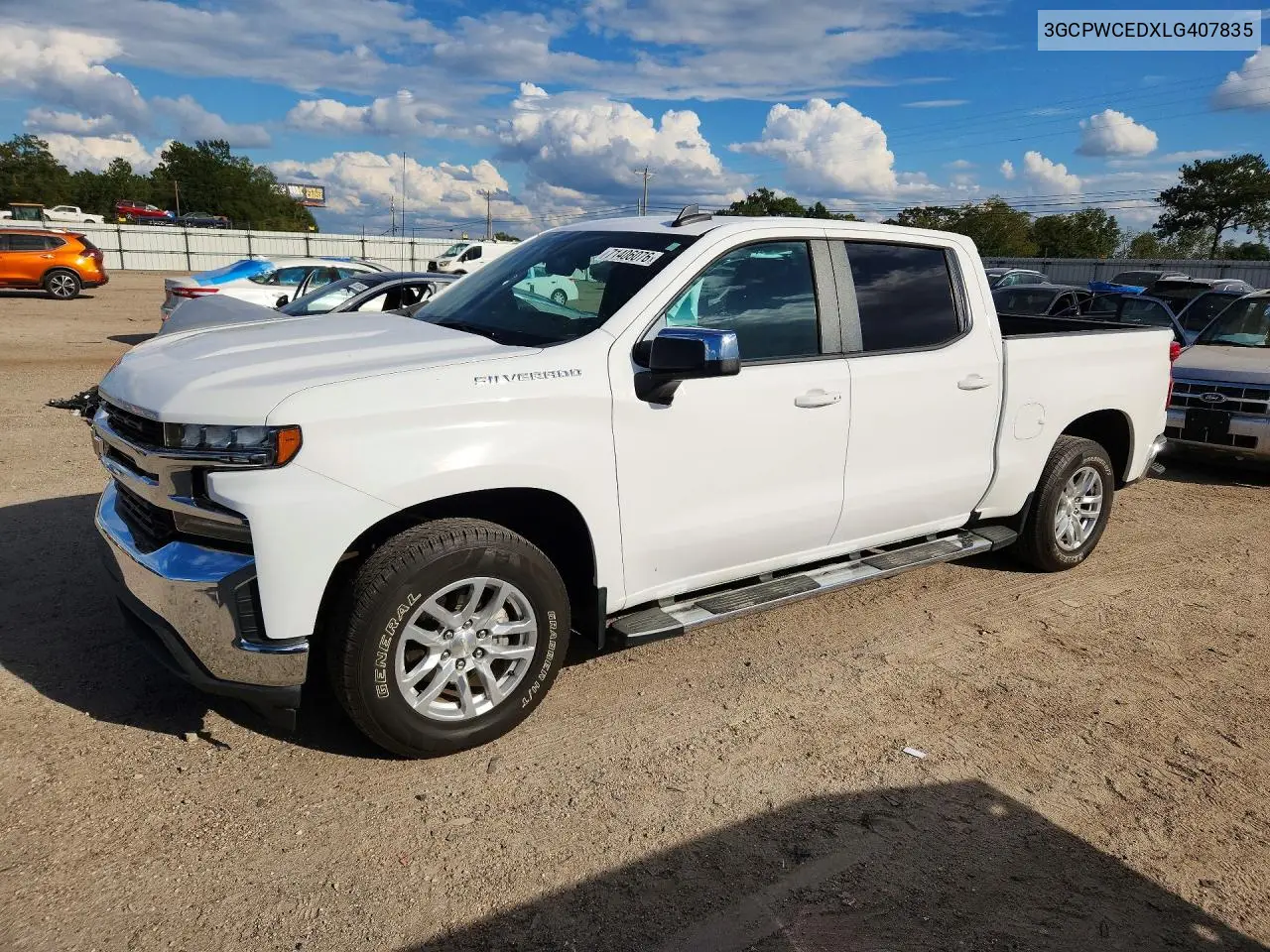 CHEVROLET SILVERADO 2020, VIN 3GCPWCEDXLG407835