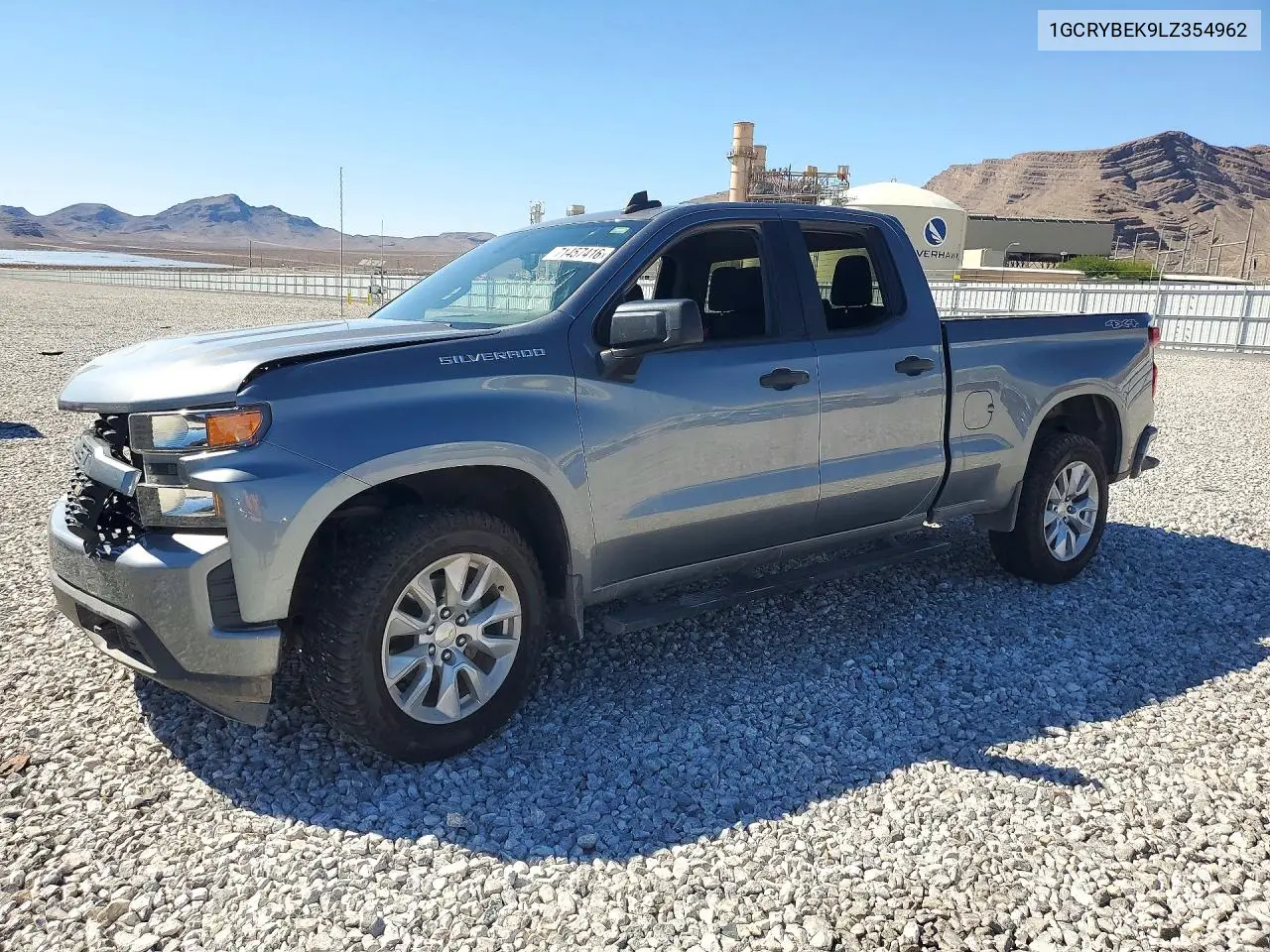 CHEVROLET SILVERADO 2020, VIN 1GCRYBEK9LZ354962
