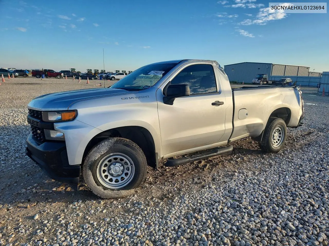 CHEVROLET SILVERADO 2020, VIN 3GCNYAEHXLG123694