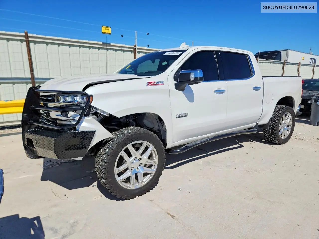 CHEVROLET SILVERADO 2020, VIN 3GCUYGED3LG290023