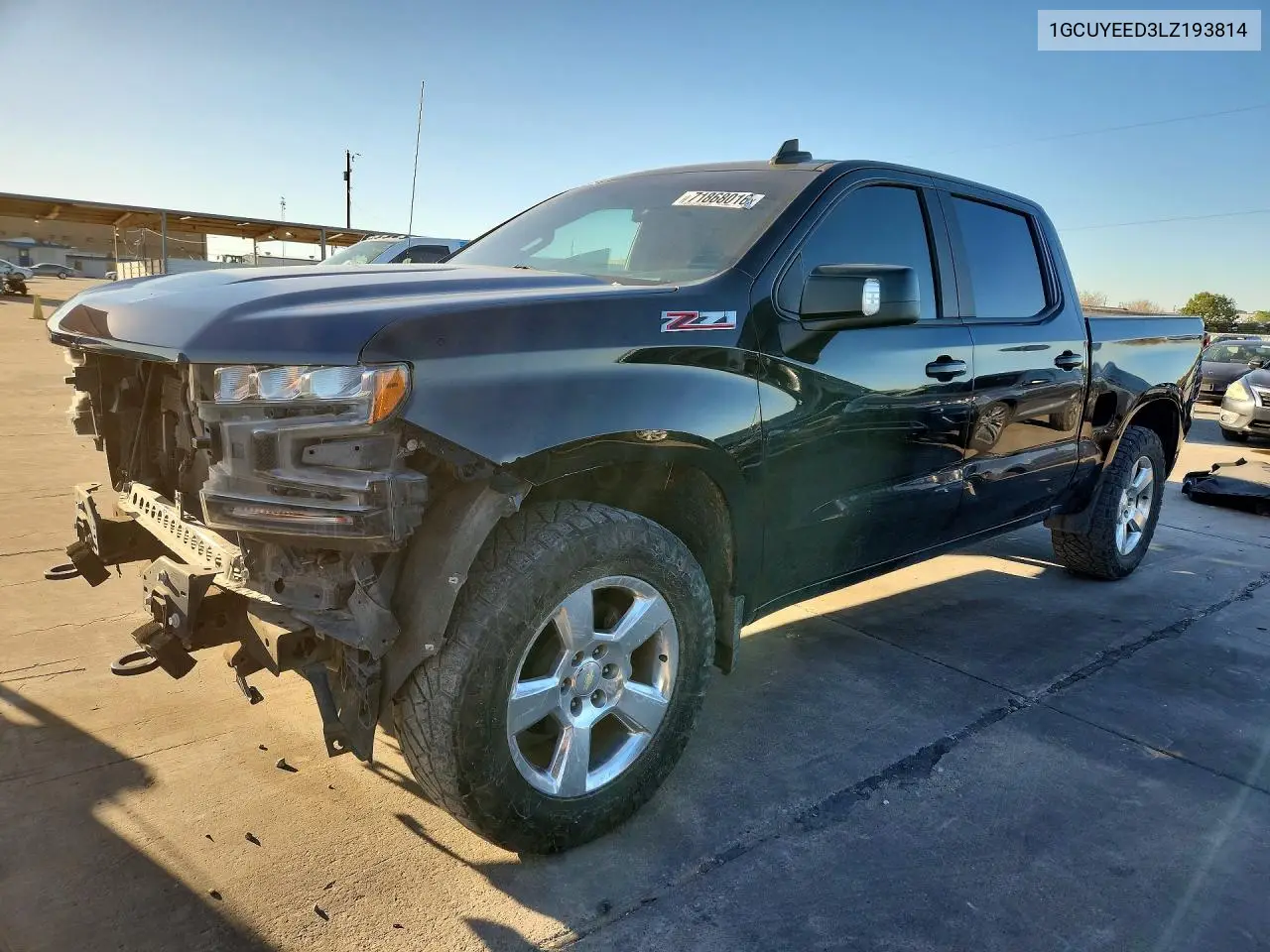 CHEVROLET SILVERADO 2020, VIN 1GCUYEED3LZ193814