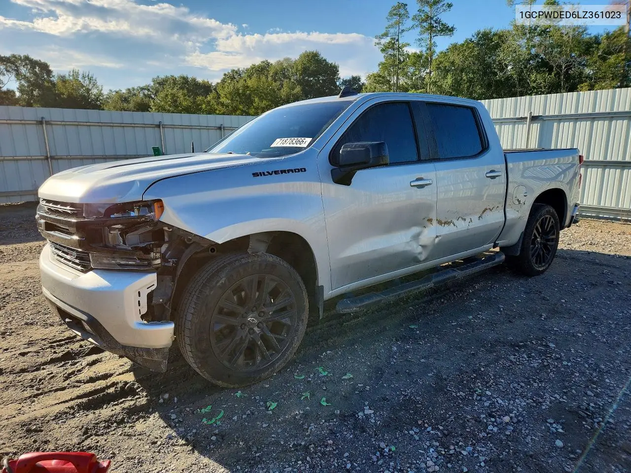 CHEVROLET SILVERADO 2020, VIN 1GCPWDED6LZ361023