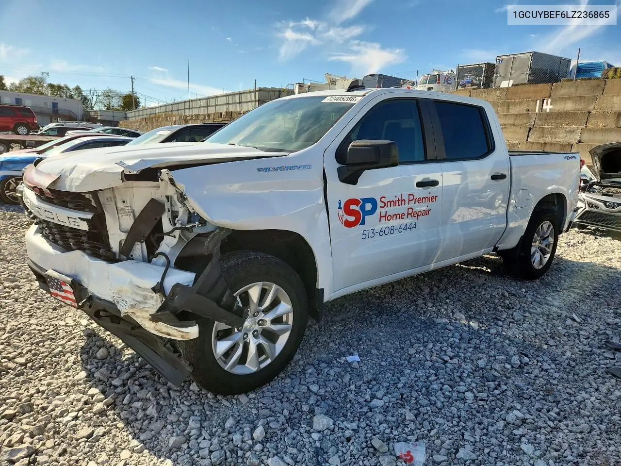 CHEVROLET SILVERADO 2020, VIN 1GCUYBEF6LZ236865