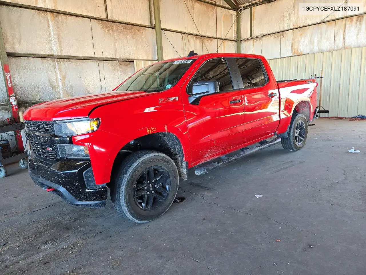 CHEVROLET SILVERADO 2020, VIN 1GCPYCEFXLZ187091