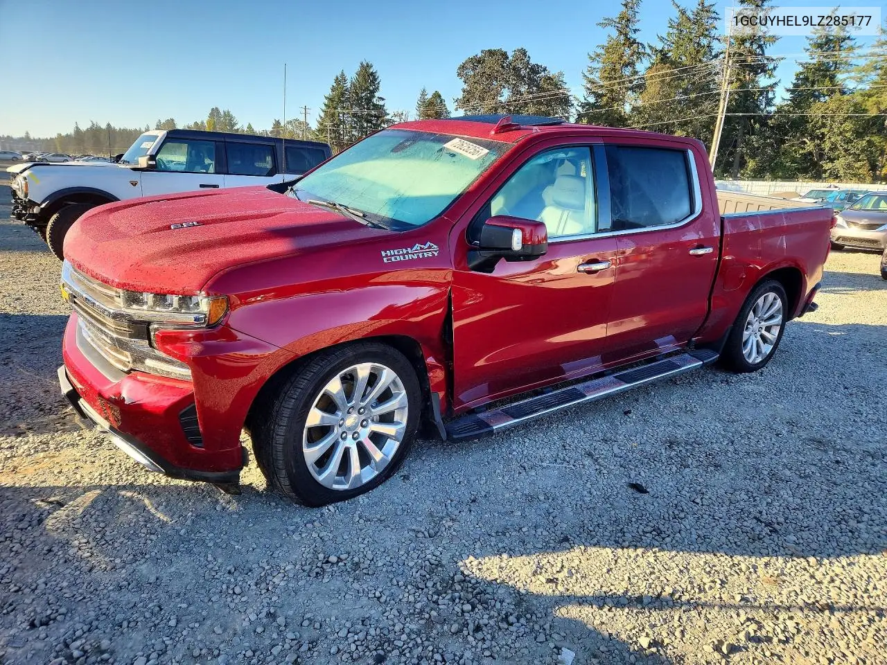 CHEVROLET SILVERADO 2020, VIN 1GCUYHEL9LZ285177