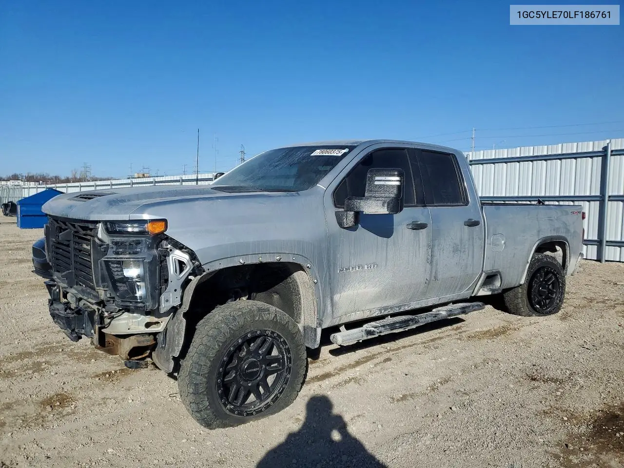 CHEVROLET SILVERADO 2020, VIN 1GC5YLE70LF186761