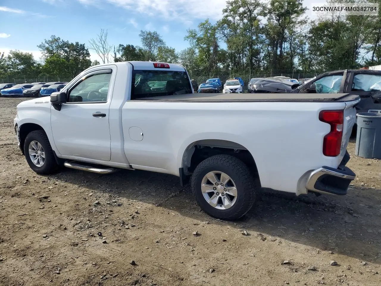 2021 CHEVROLET SILVERADO VIN 3GCNWAEF4MG382784 — фото 2