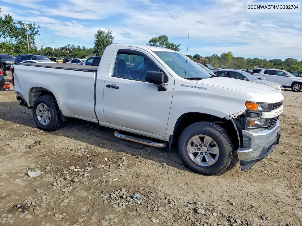 2021 CHEVROLET SILVERADO VIN 3GCNWAEF4MG382784 — фото 4